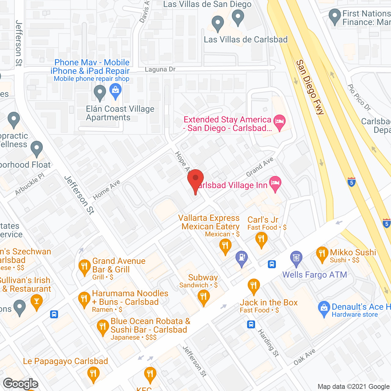 Heritage Senior Care in google map