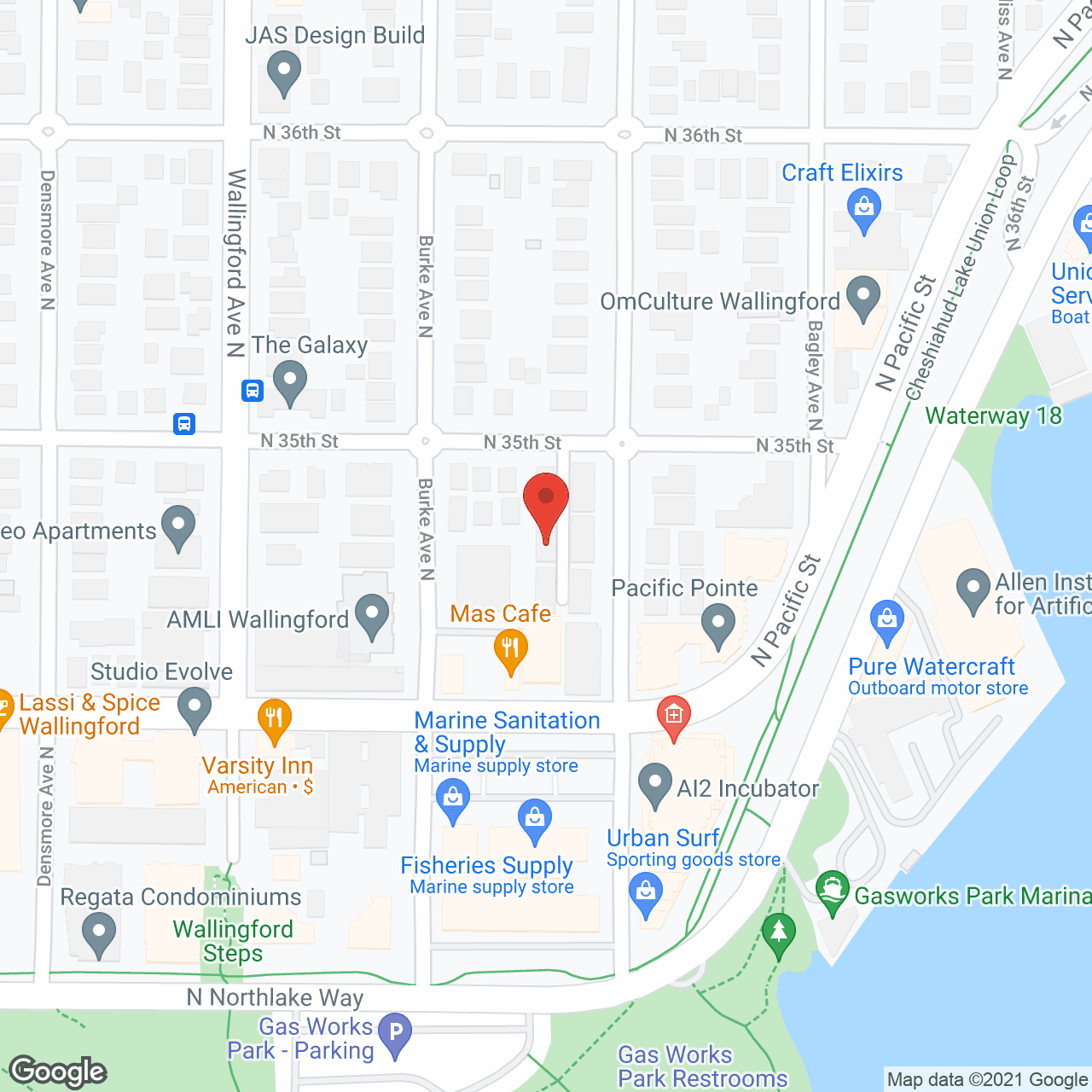 Northlake CCF in google map