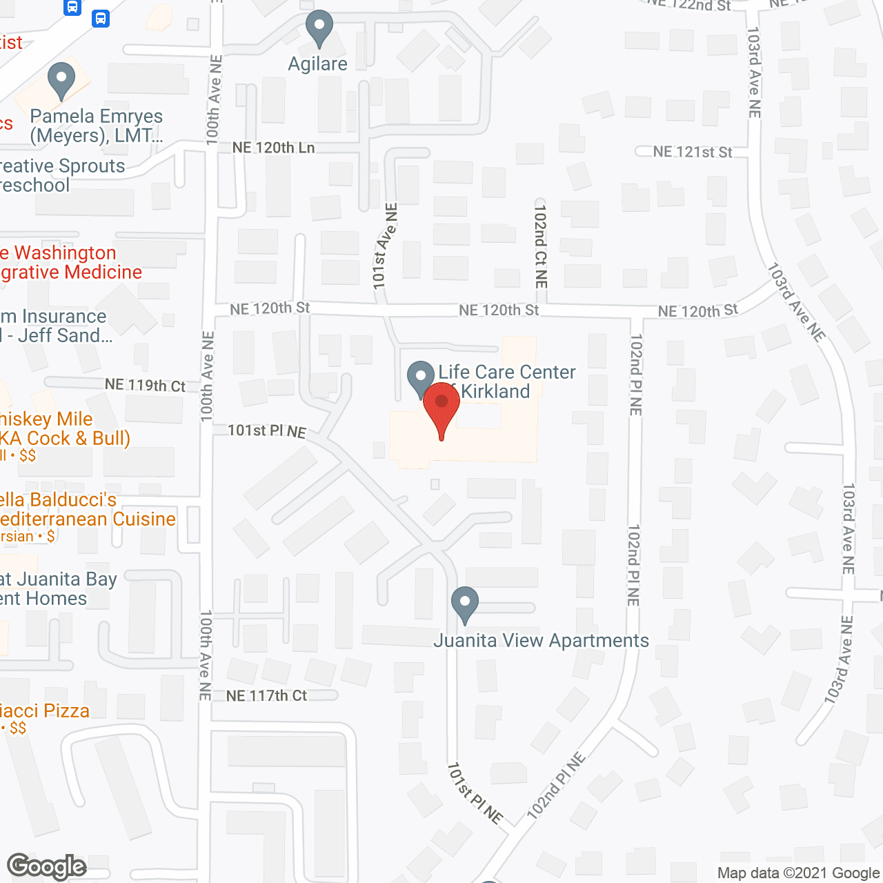Life Care Center of Kirkland (formally Lake V in google map