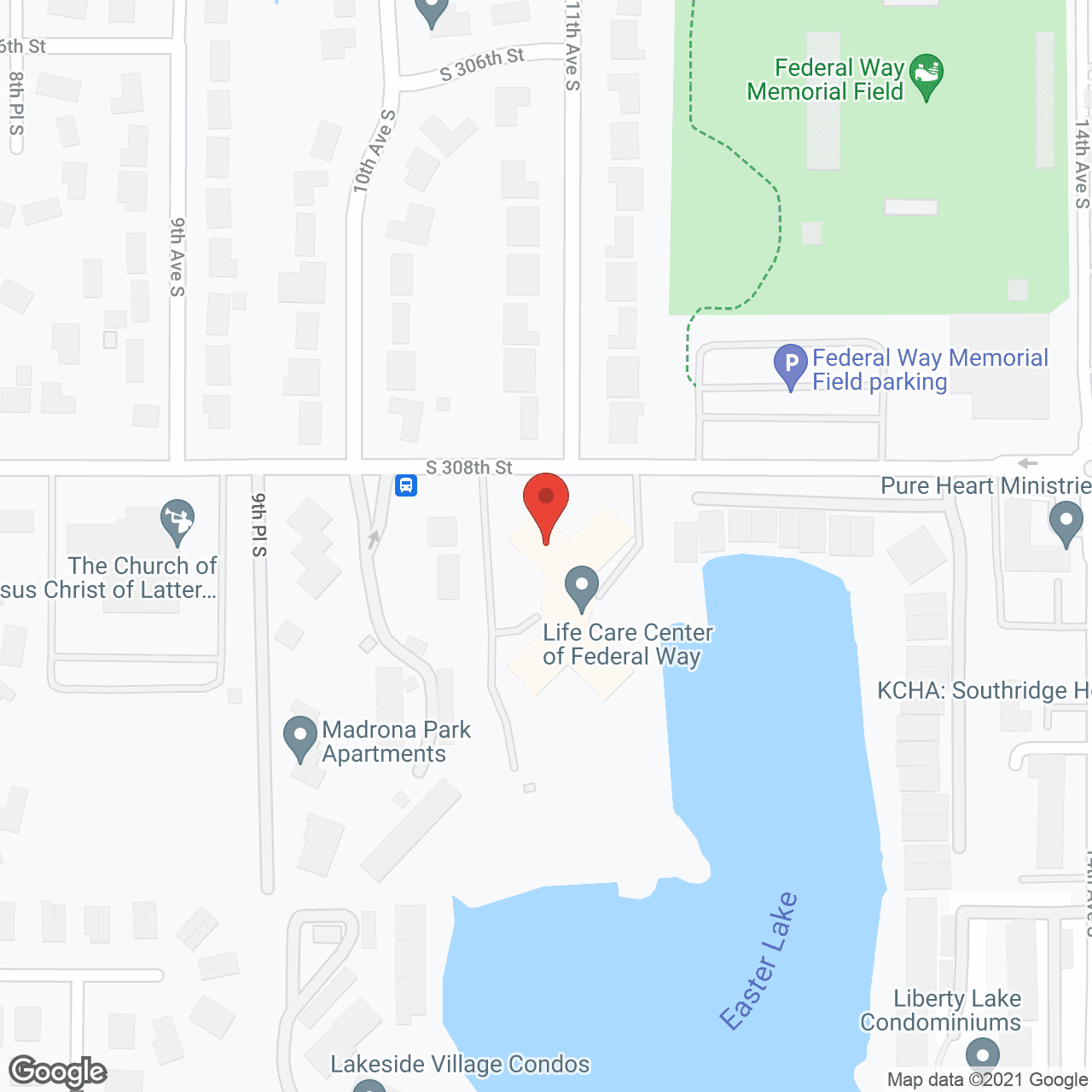Life Care Center of Federal Way in google map
