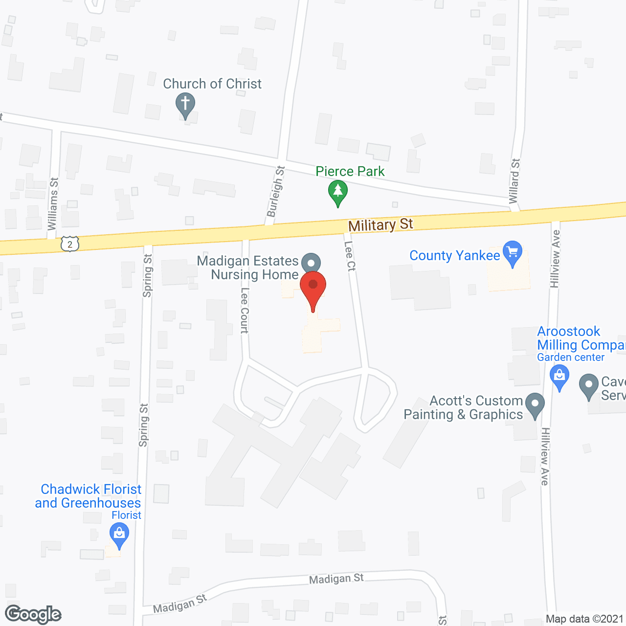 Madigan Estates Nursing Home in google map