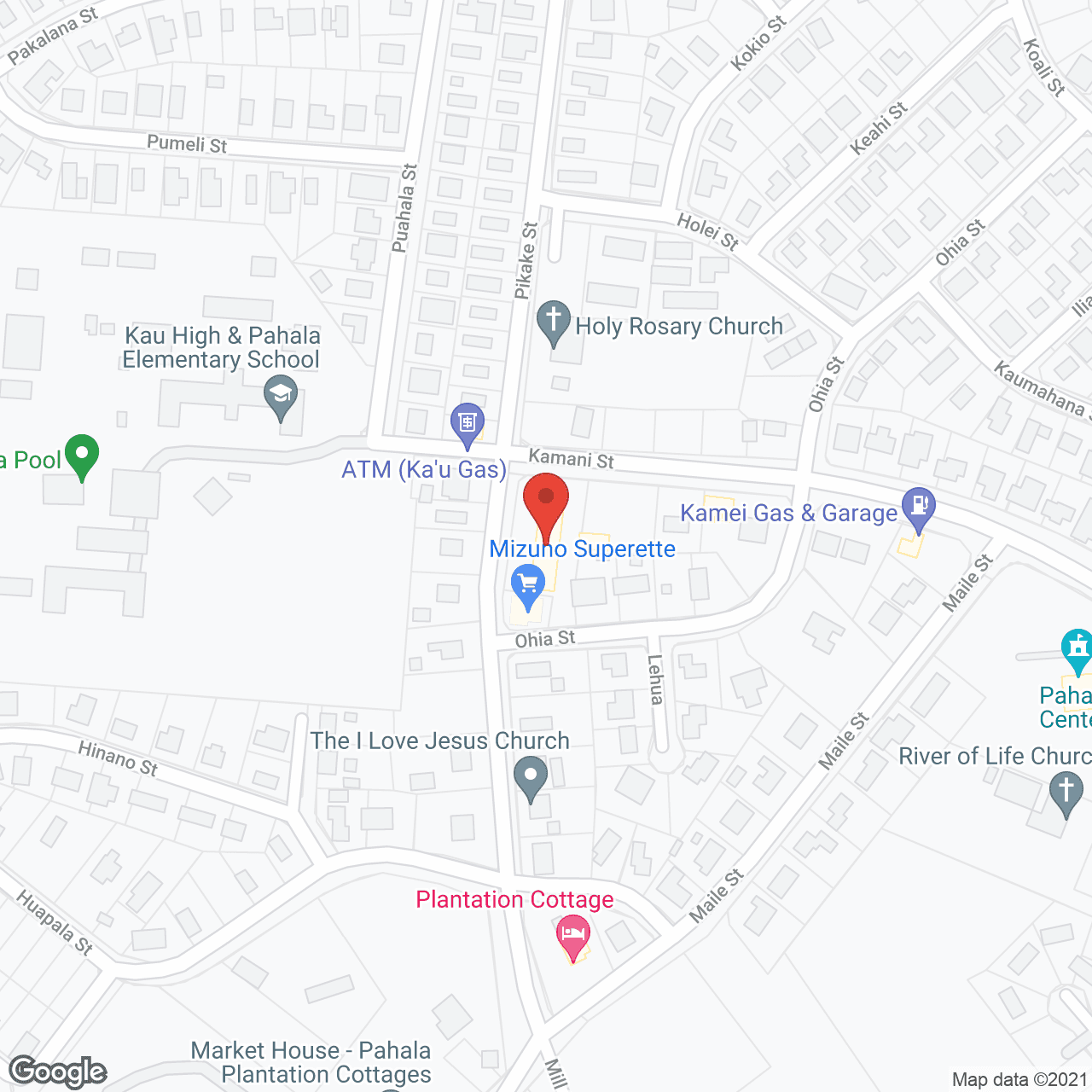 Kau Hospital in google map