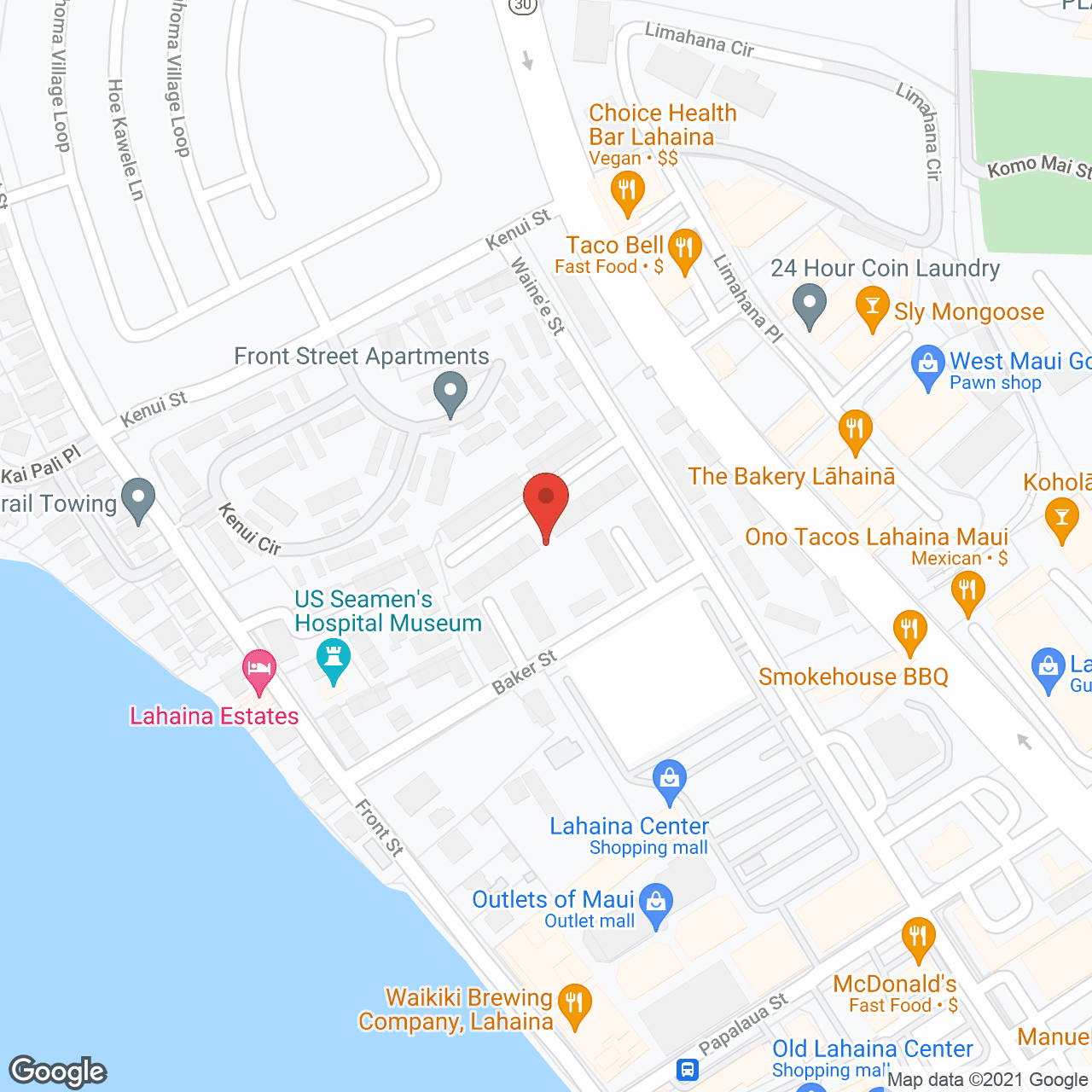 Hale Mahaolu Lahaina Surf in google map
