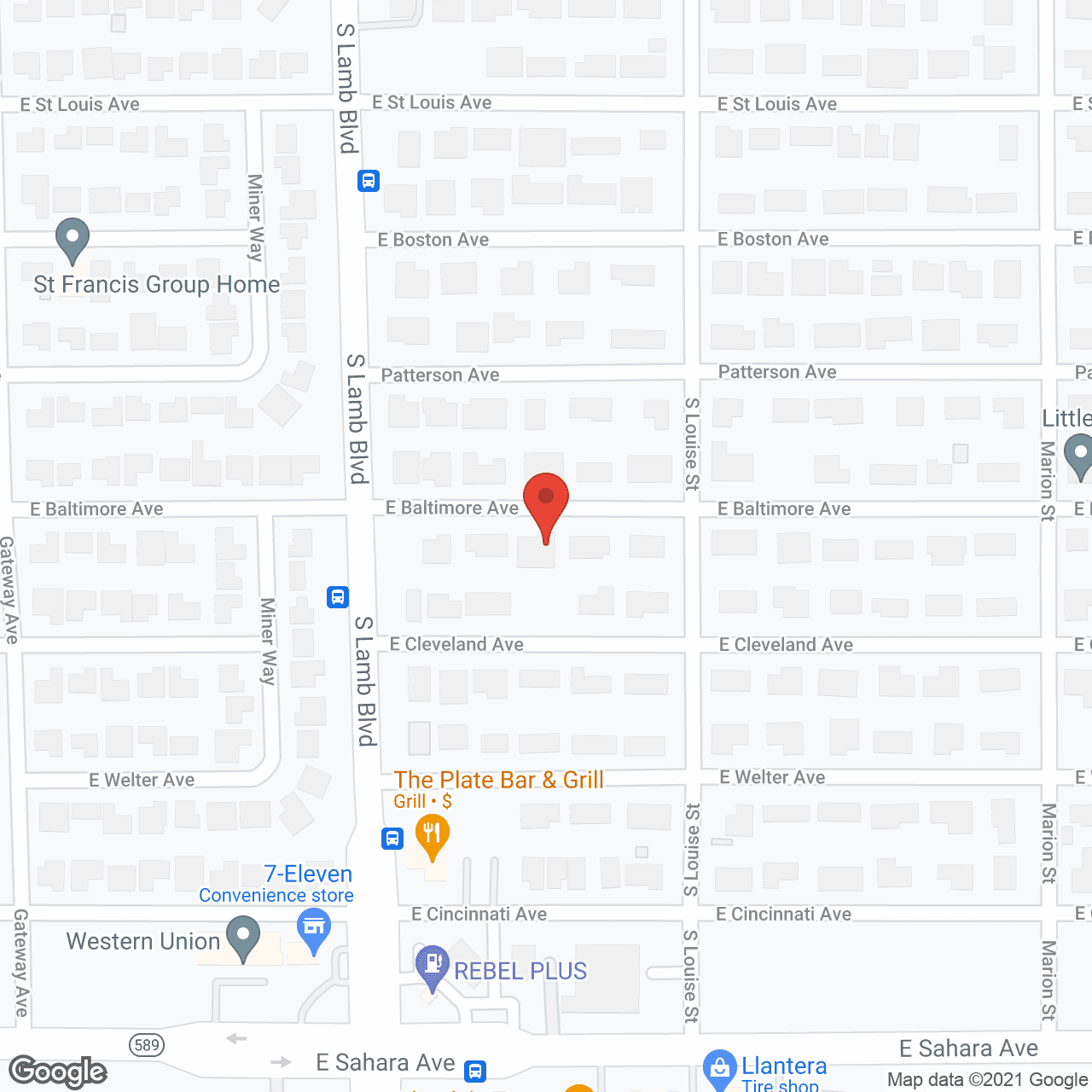 Saint Francis Group Home Care V in google map