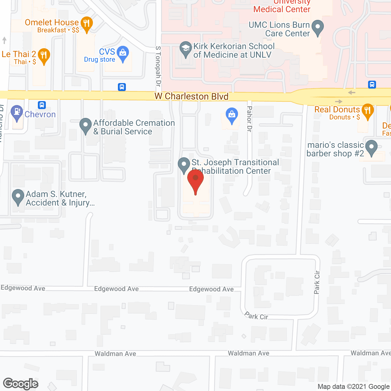 St. Joseph Transitional Rehabilitation Center in google map