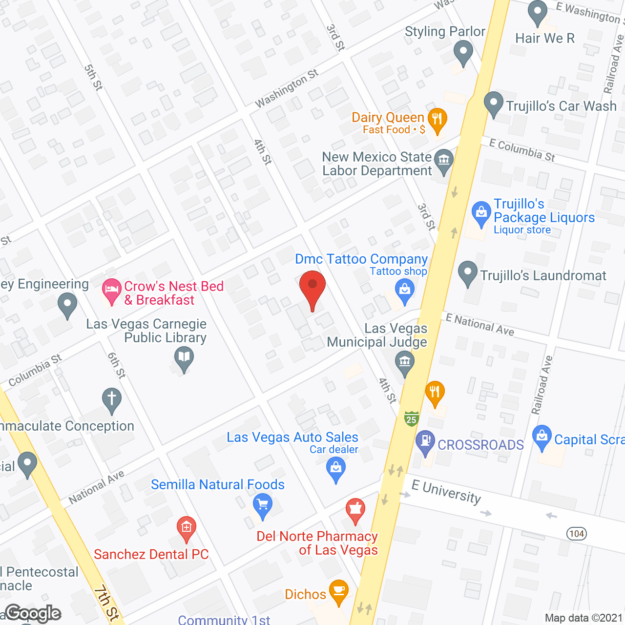 Vegas Grandes Nursing Home in google map