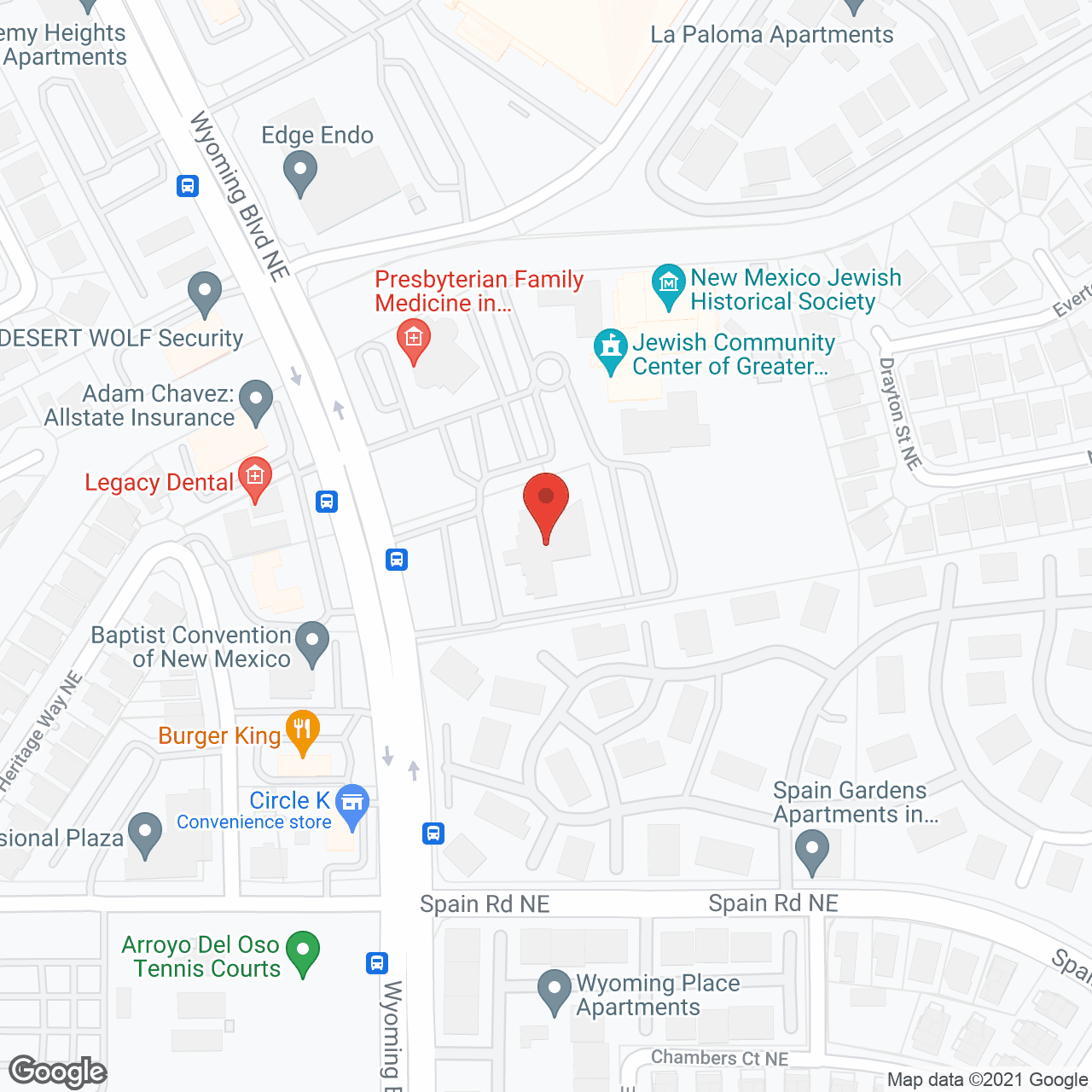 David Specter Shalom House in google map