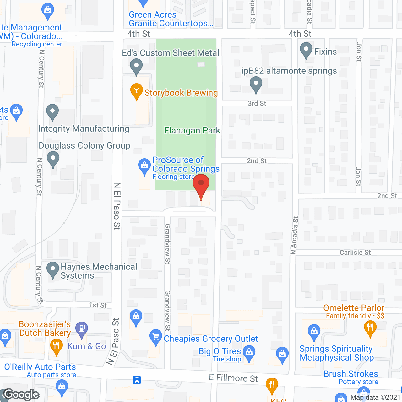 Colorado Springs Senior Homes in google map