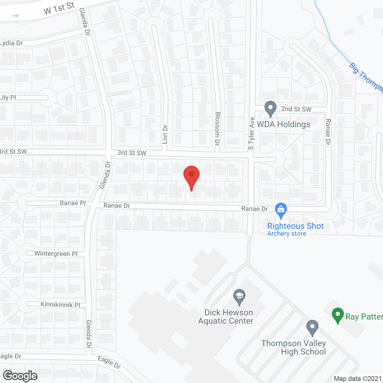 Elder Care in google map