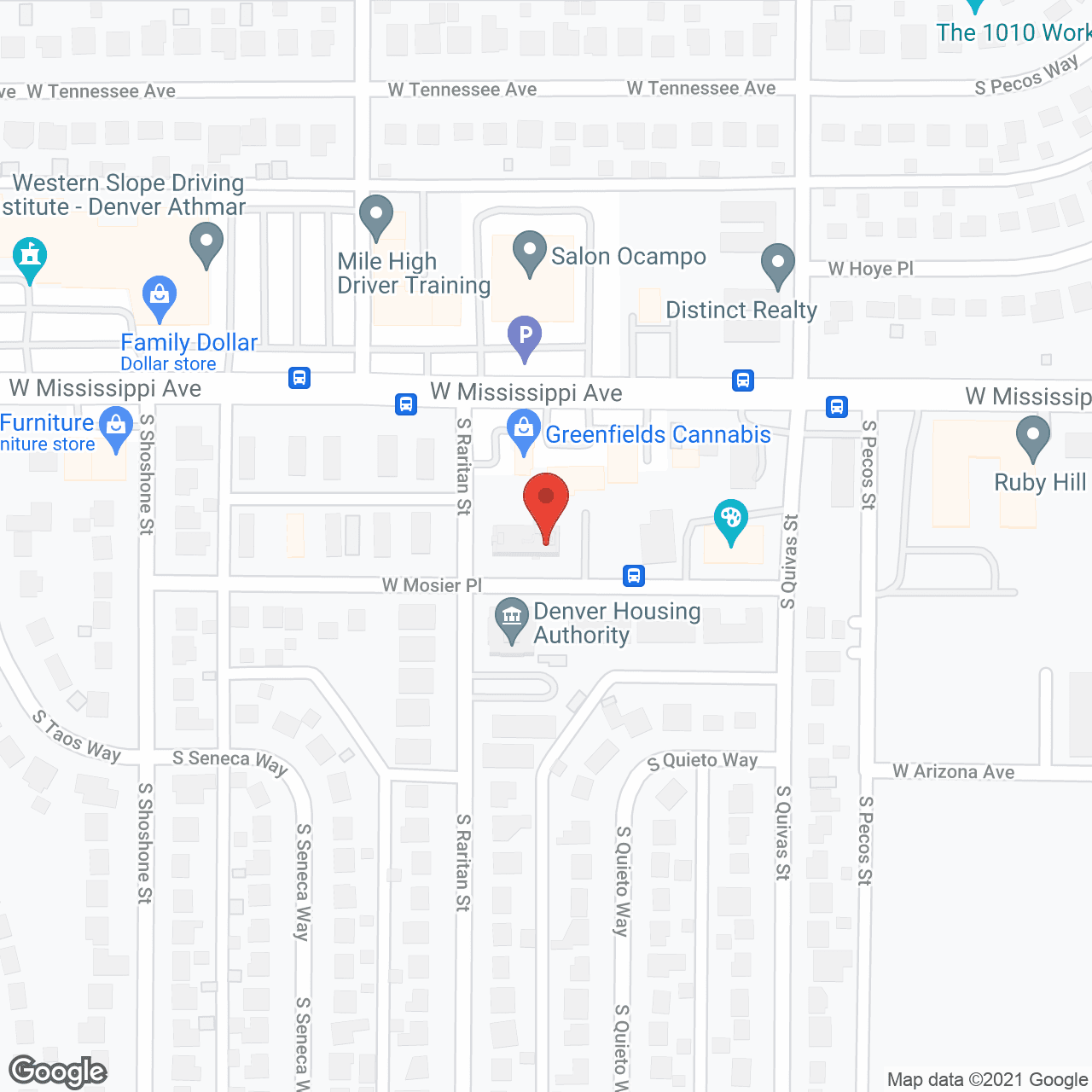 Denver Housing Auth Walsh Mnr in google map