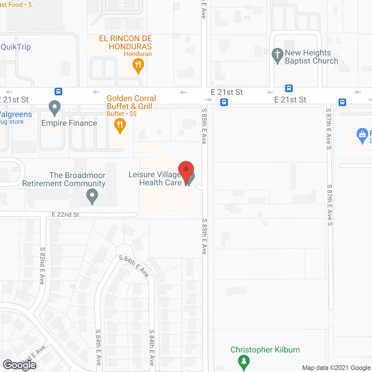 Leisure Village Health Care Community in google map