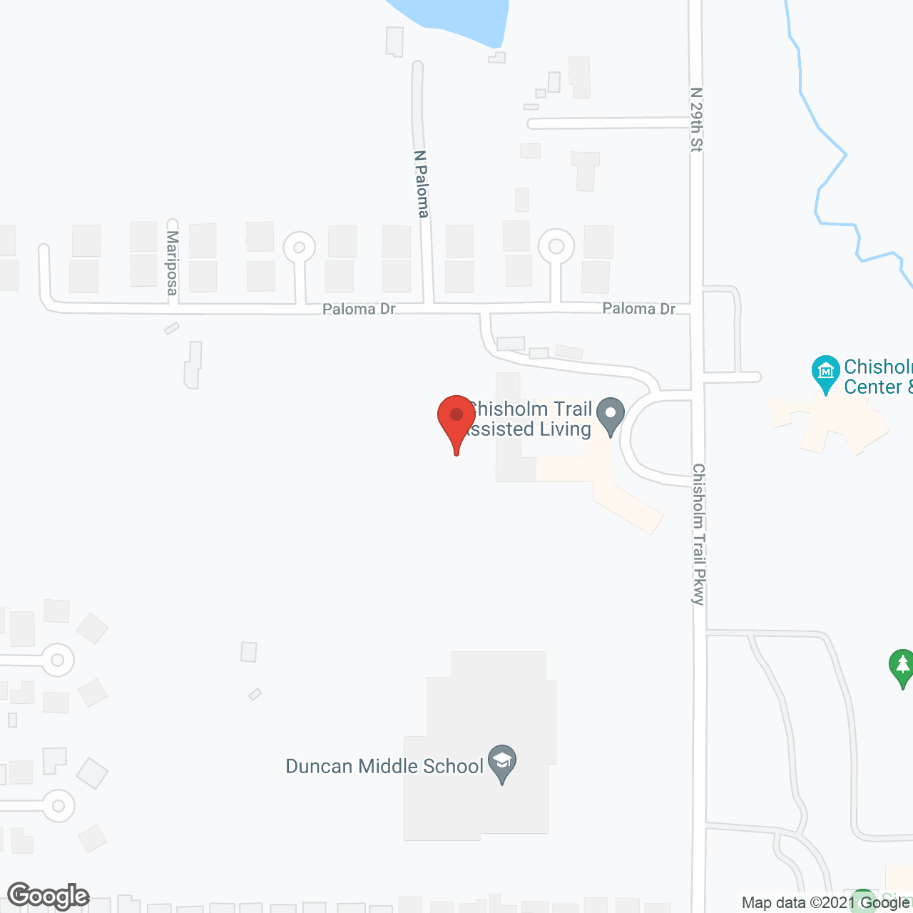 Chisholm Trail Assisted Living in google map