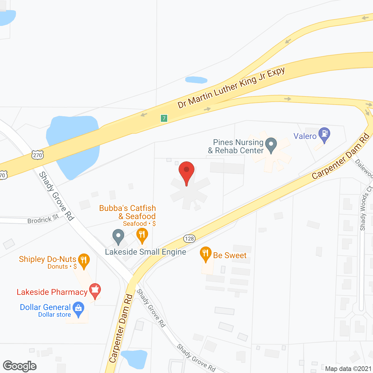 Garland Nursing & Rehab Ctr in google map