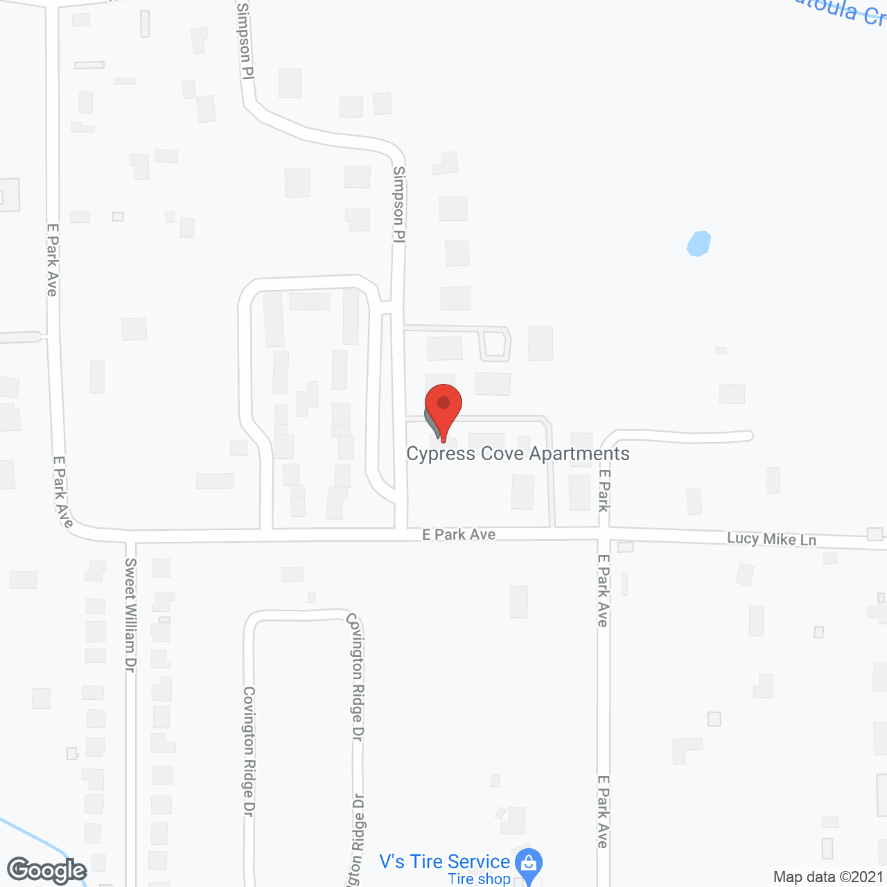 Cypress Cove Apartments in google map