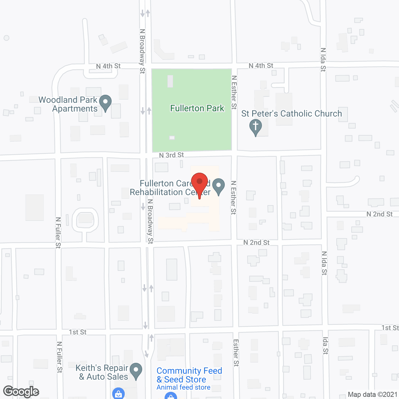 Arbor Care Centers-Fullerton in google map