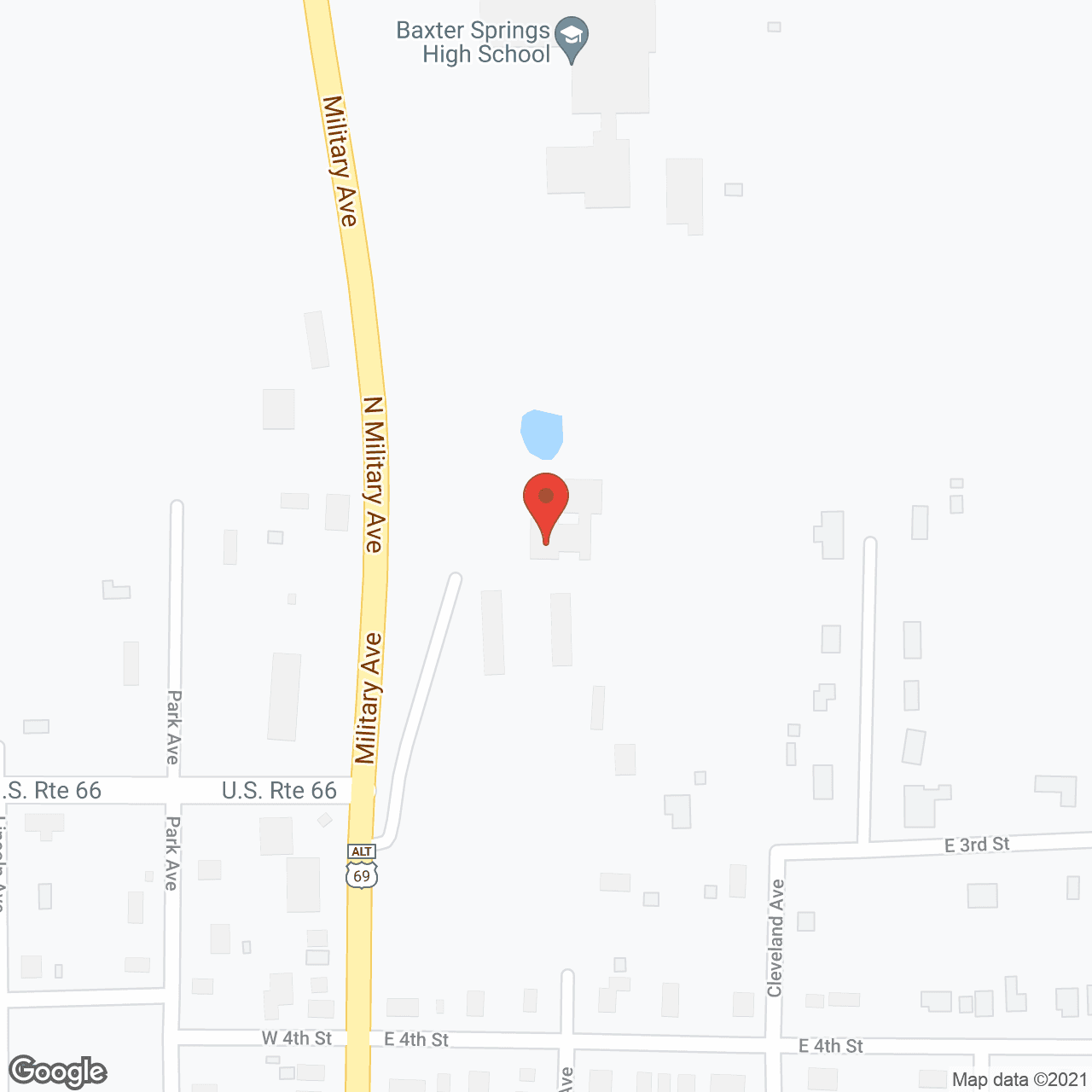 Autumn Place of Baxter Springs in google map