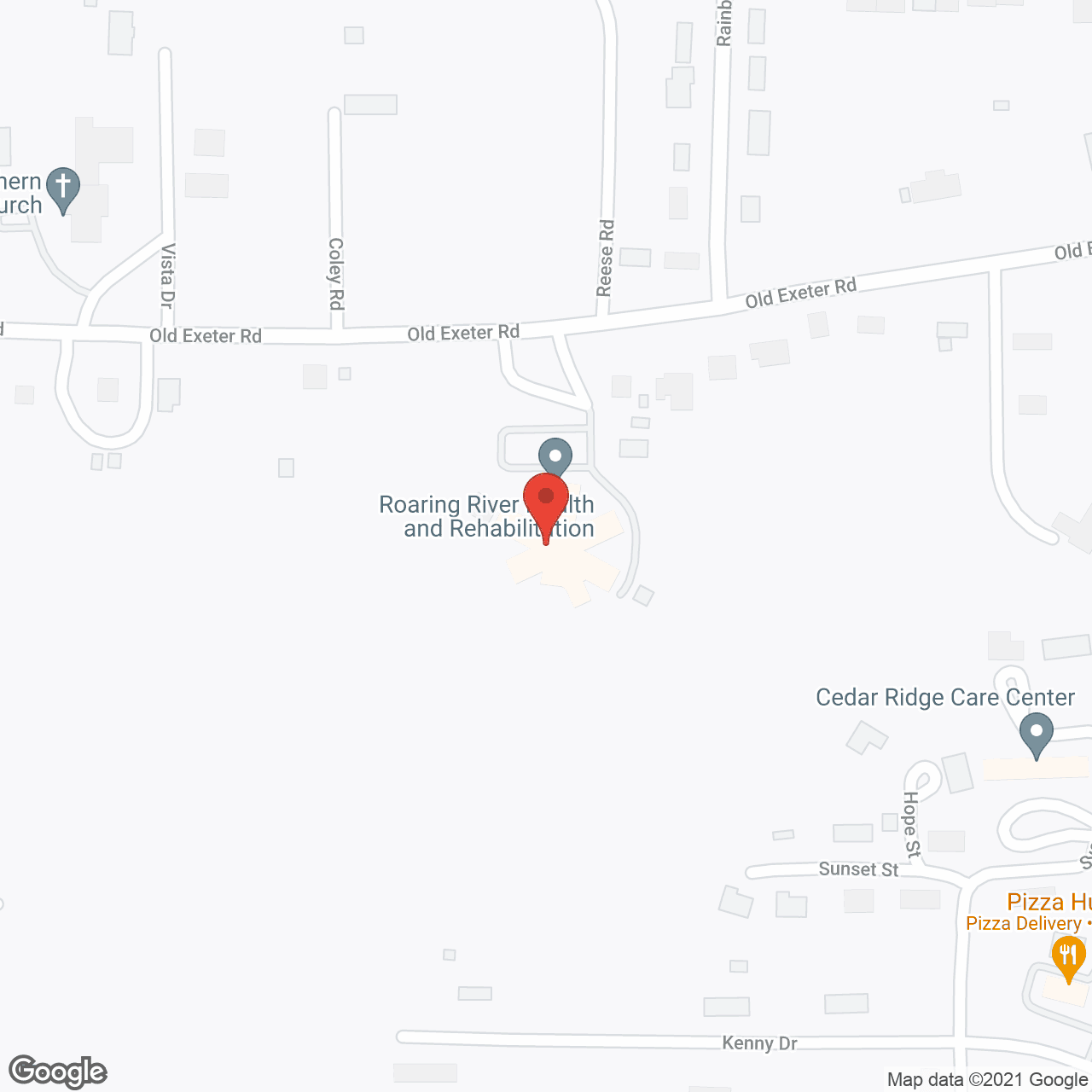 Roaring River Health and Rehab in google map