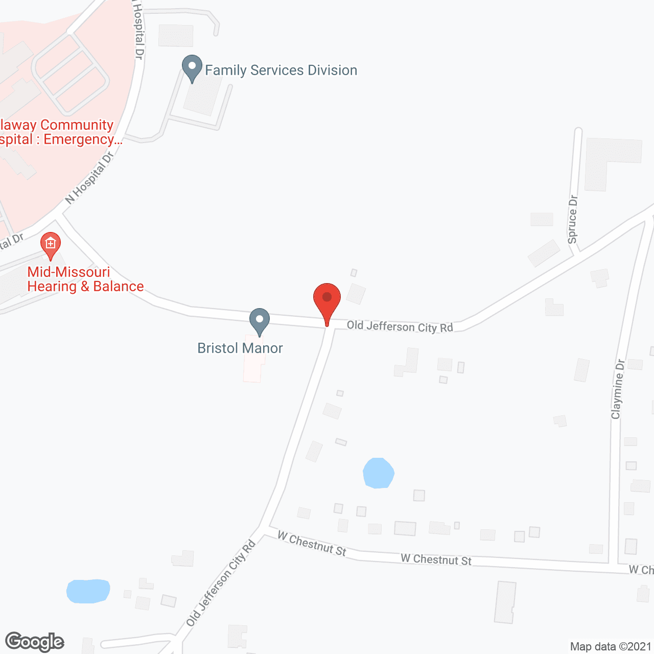 Bristol Manor of Fulton in google map
