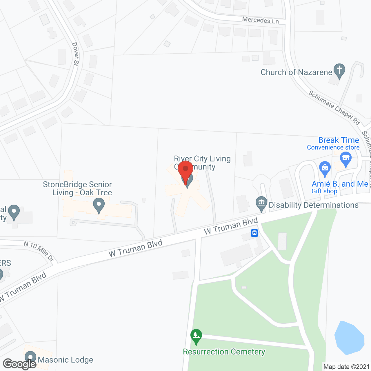 Golden LivingCenter - Jefferson City in google map