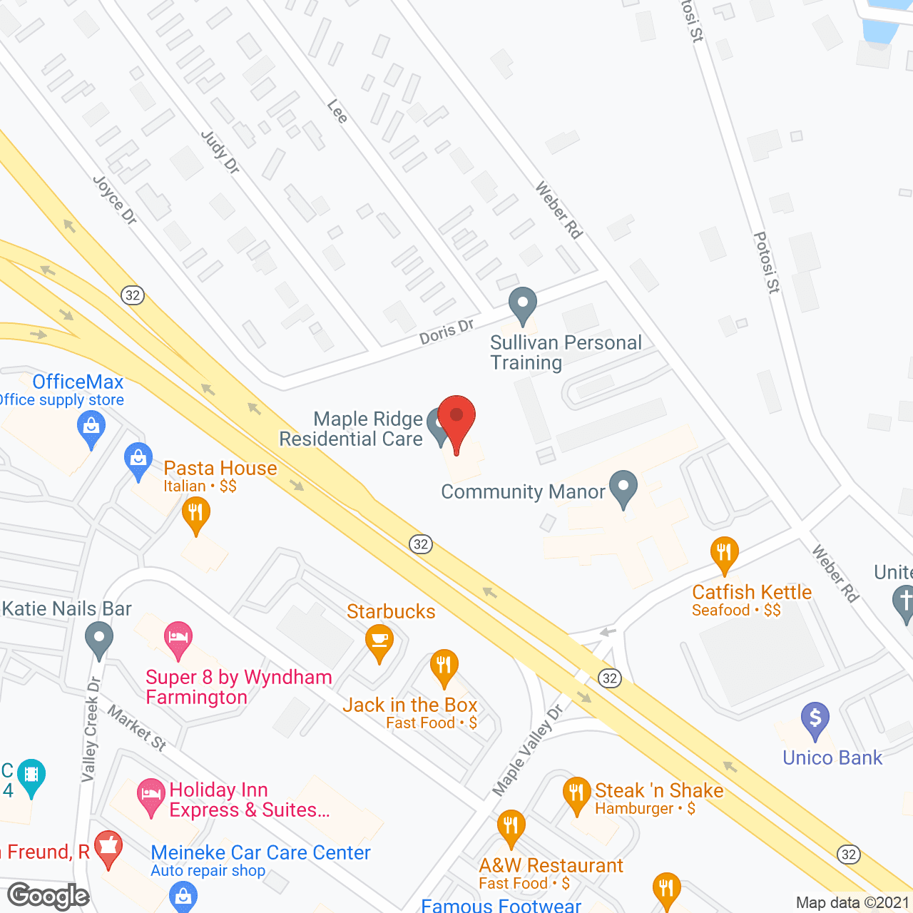 Maple Ridge Residential Care in google map