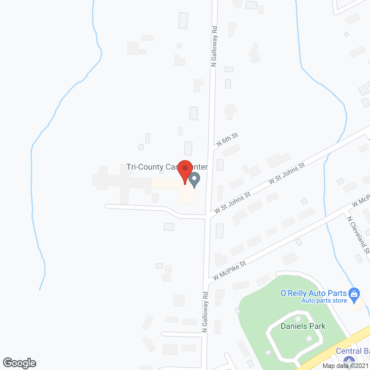 Tri-County Care Ctr in google map