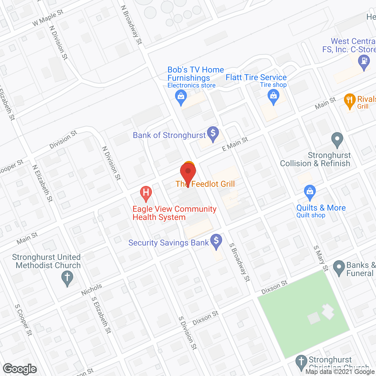 Oak Lane Nursing & Rehab in google map