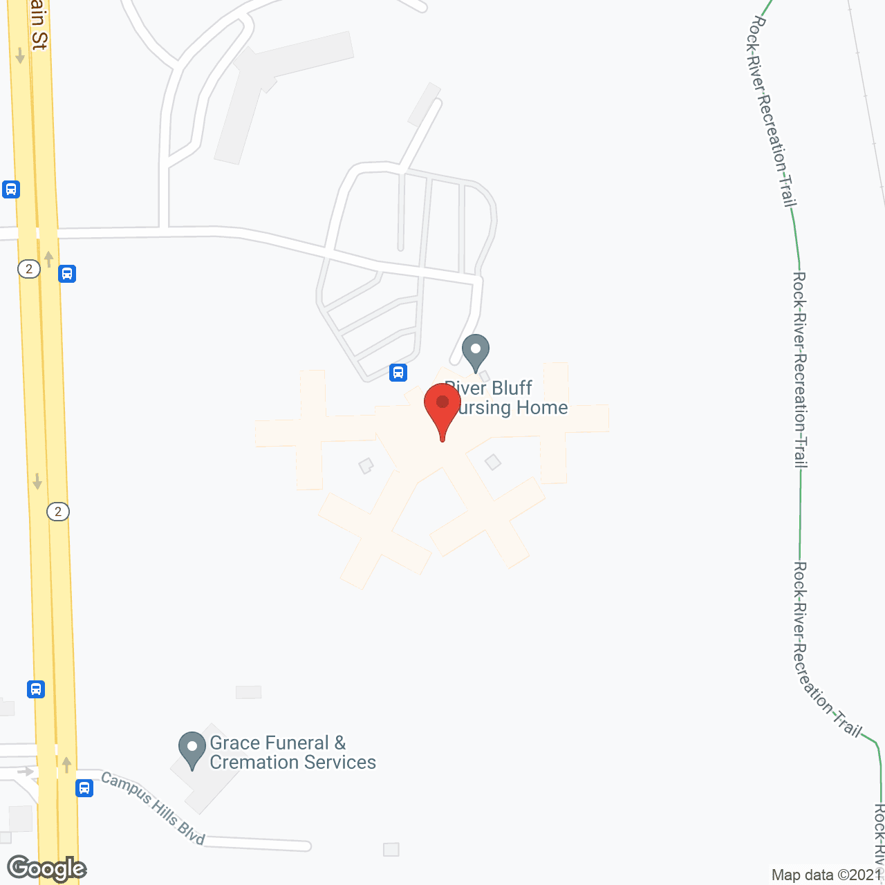 River Bluff Nursing Home in google map
