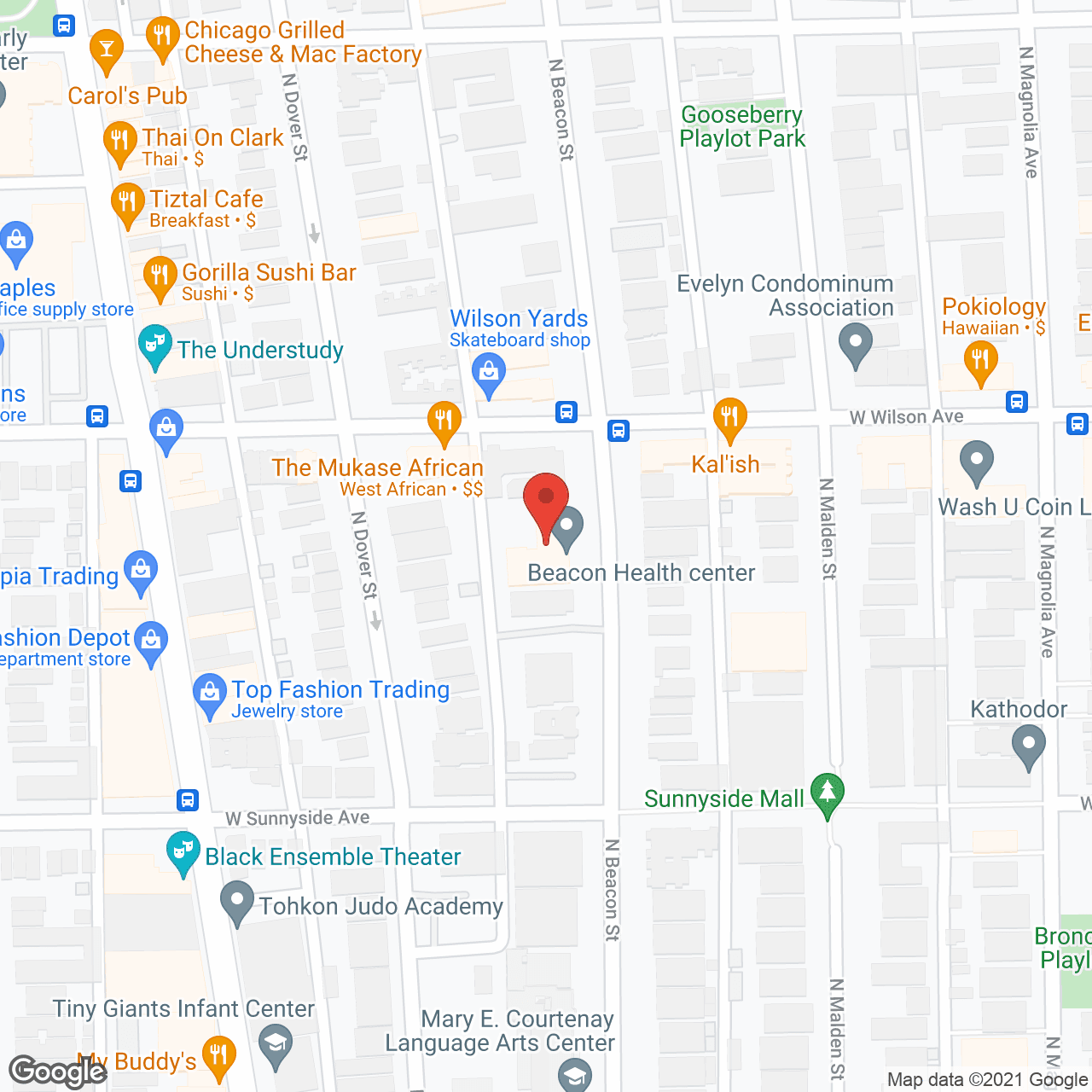 Beacon Care Center in google map