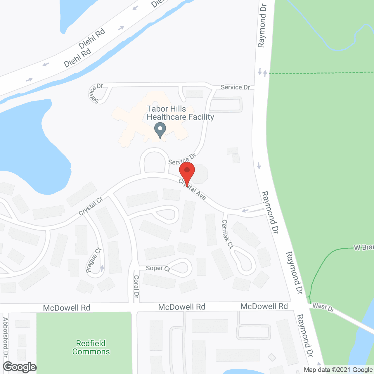 Tabor Hills Healthcare in google map