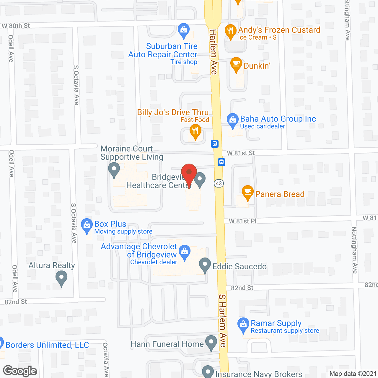 Bridgeview Healthcare Center Ltd in google map