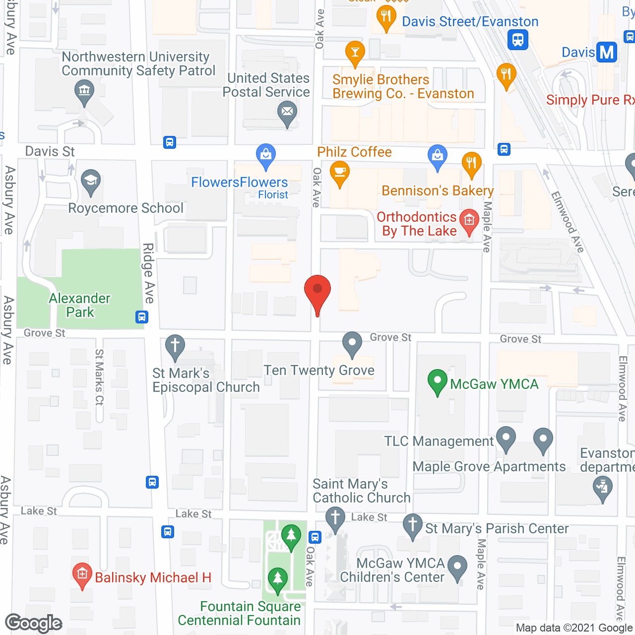 Museum Residences on Oak in google map