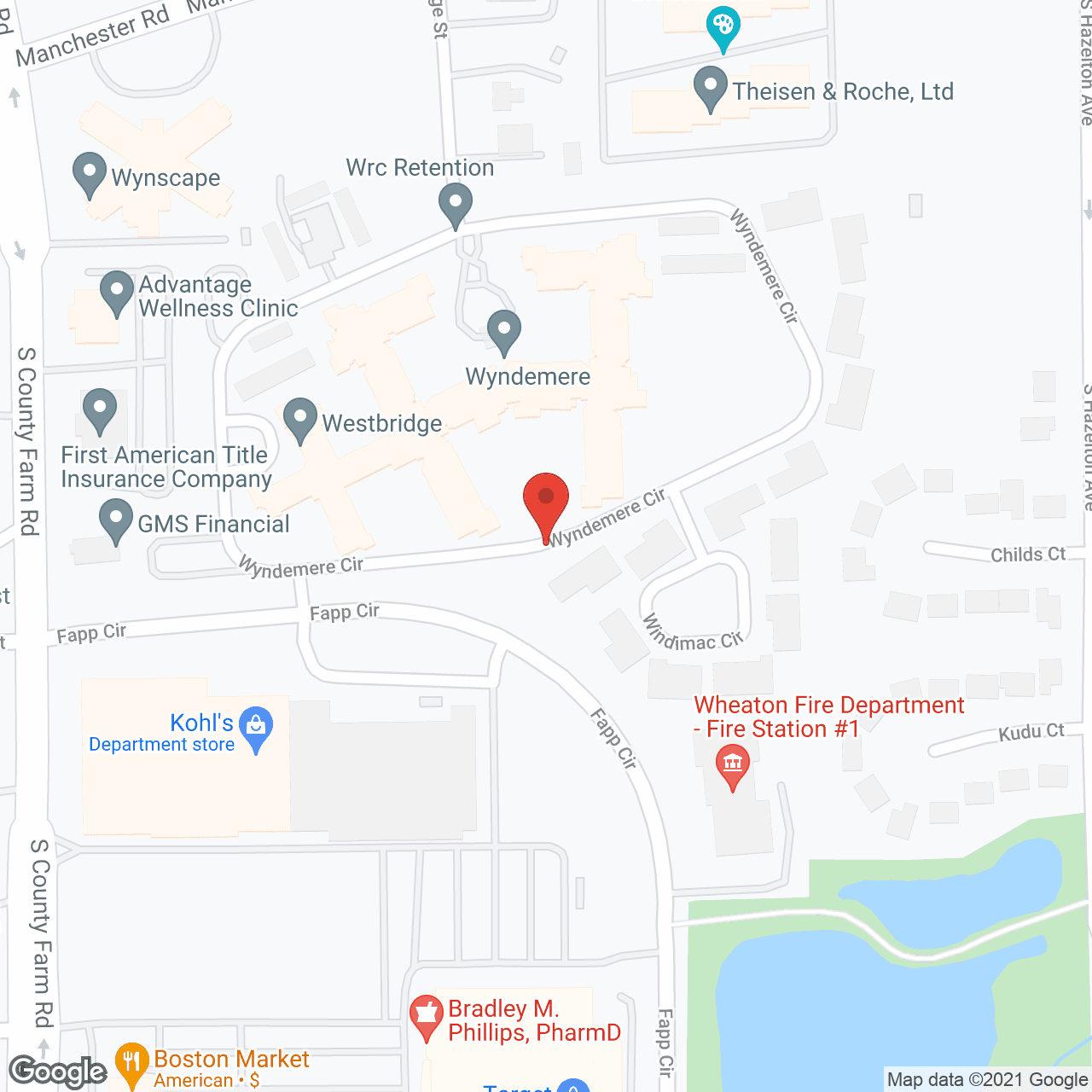 Westbridge Assisted Living and Memory Care in google map