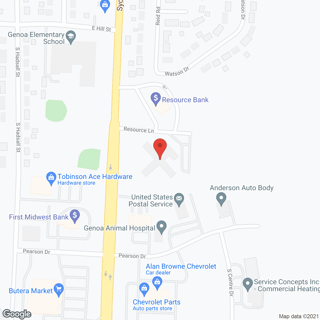 Genesis House in google map