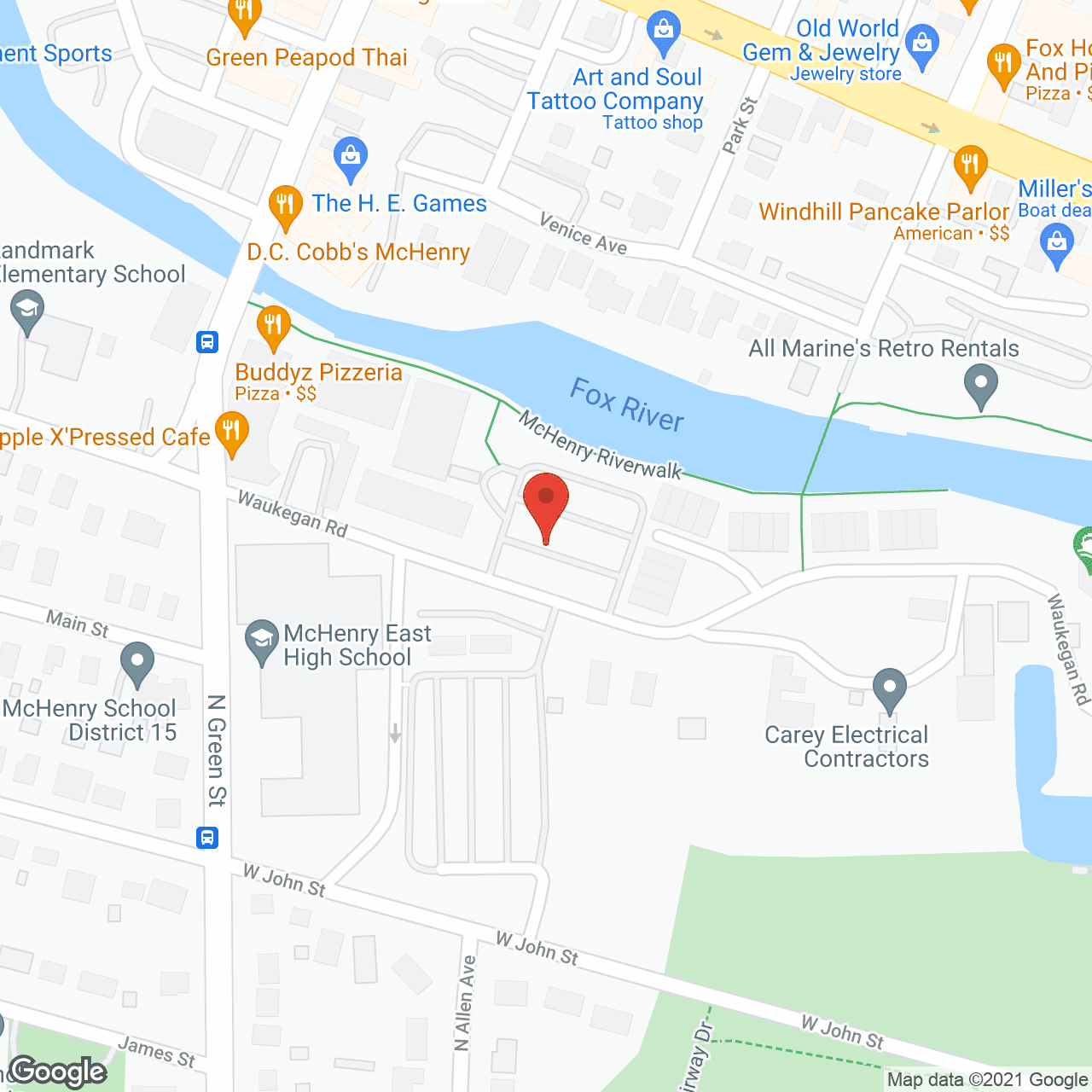 Riverside Residence in google map