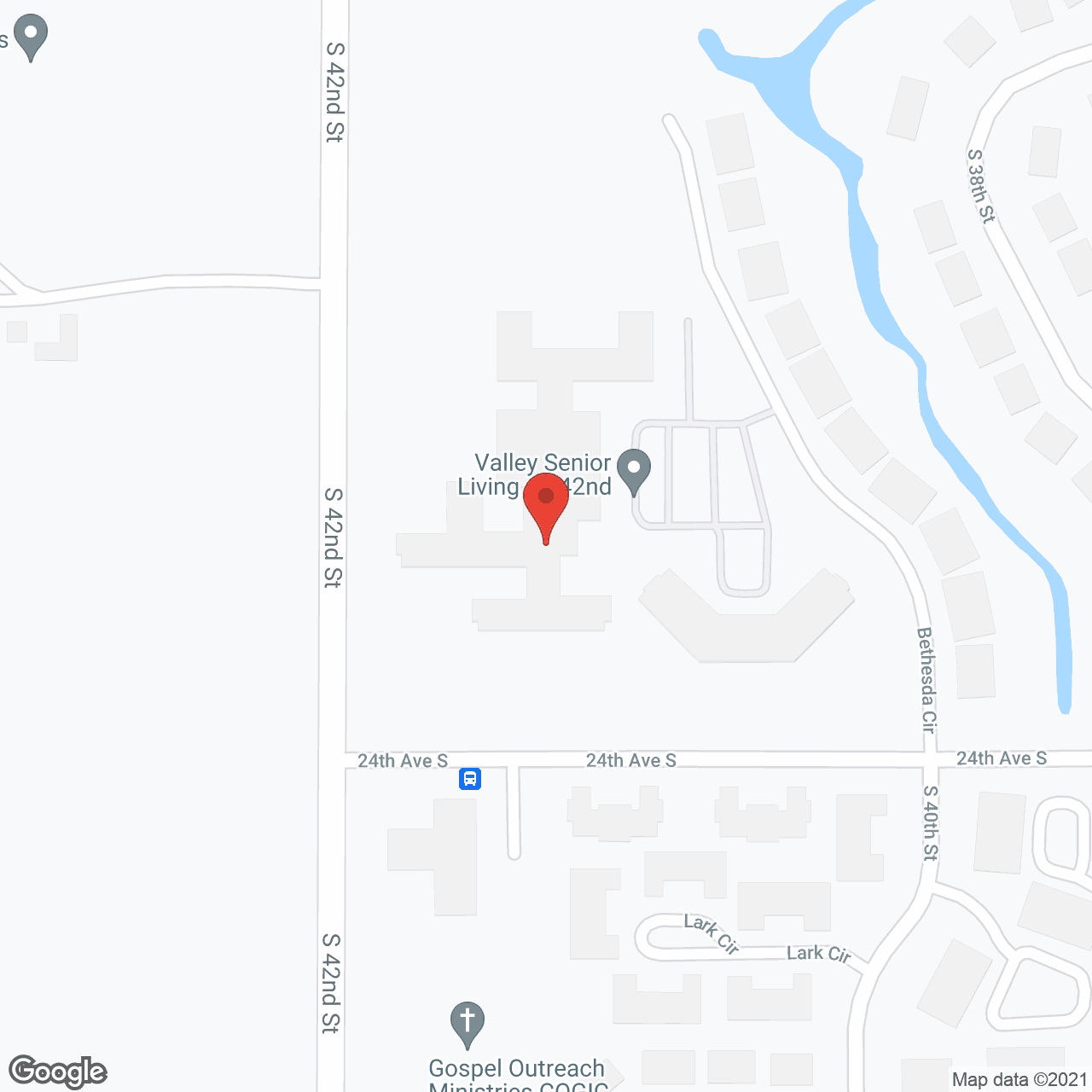 4000 Valley Square in google map