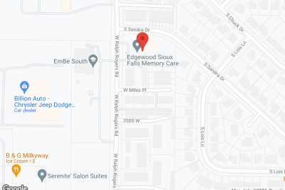 Edgewood Vista Memory Care Sioux Falls in google map