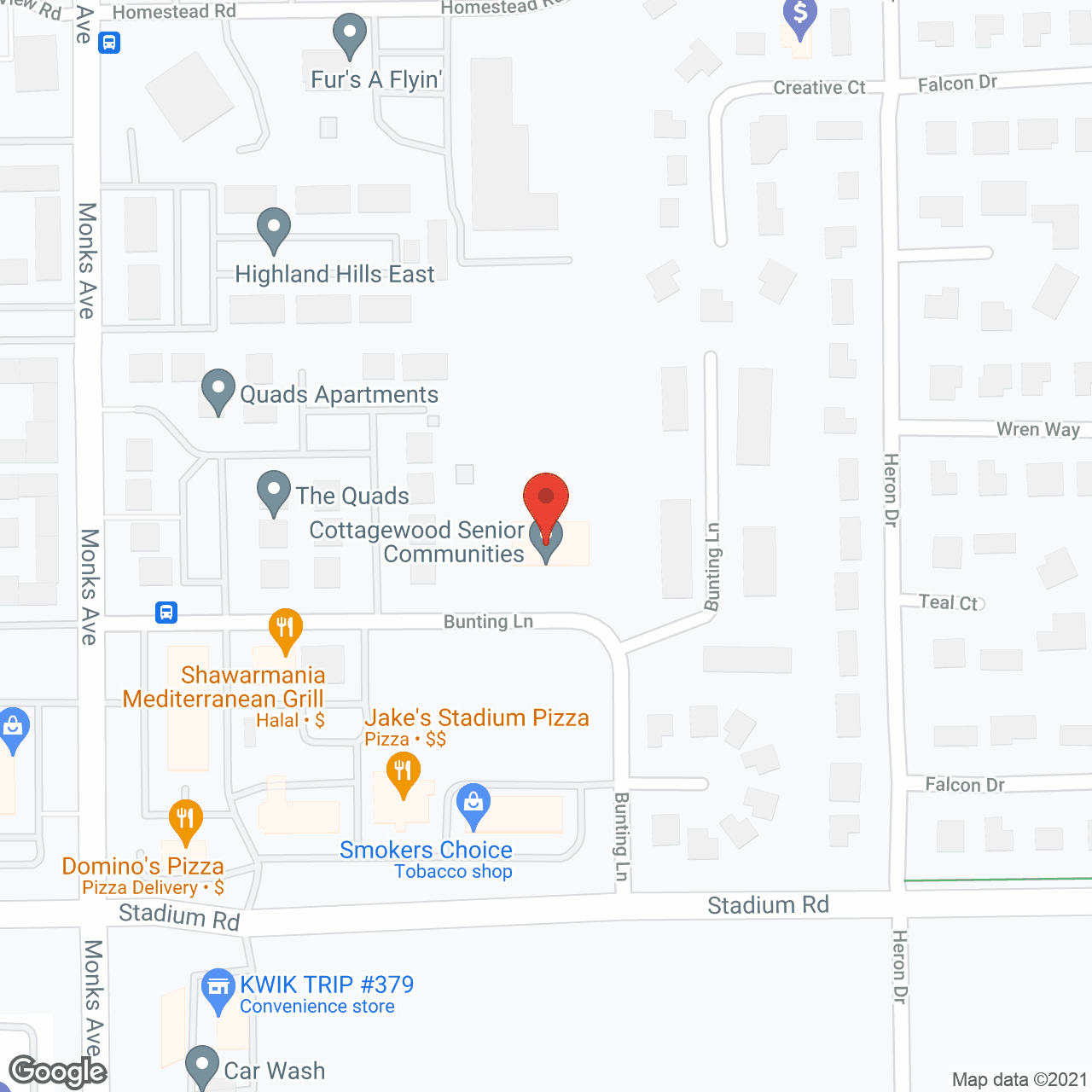 Cottagewood Senior Communities in google map