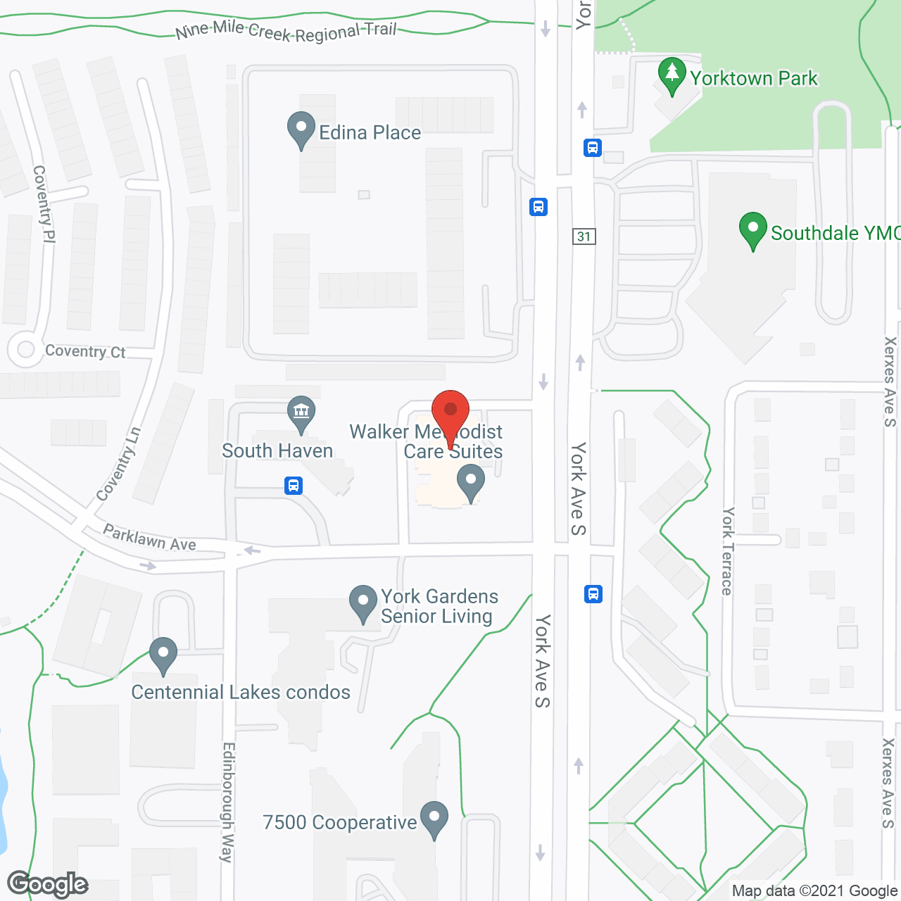 Walker Methodist Care Suites in google map