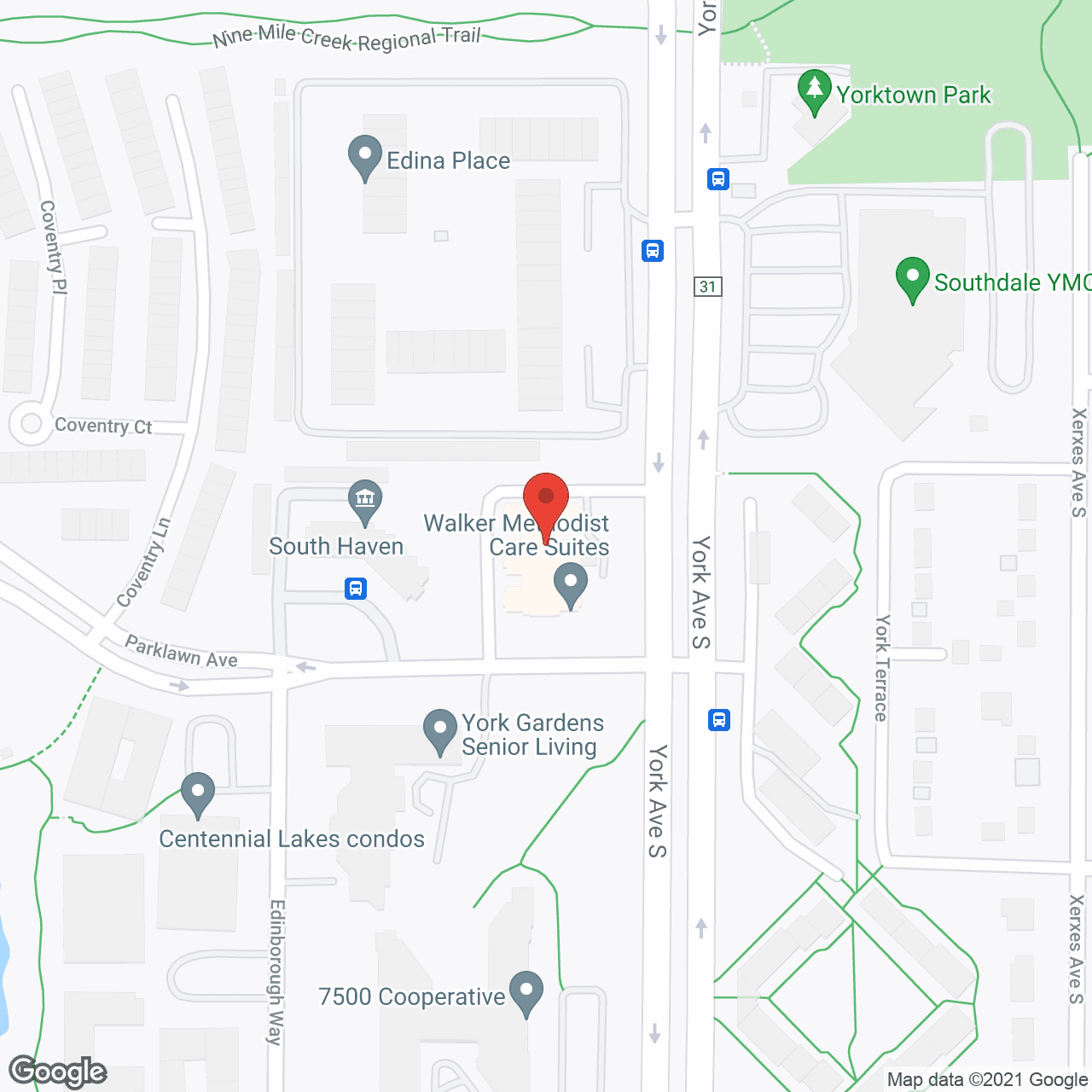 Care Suites of Edina in google map