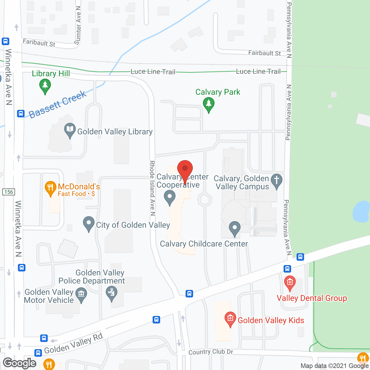Calvary Center Apartments in google map