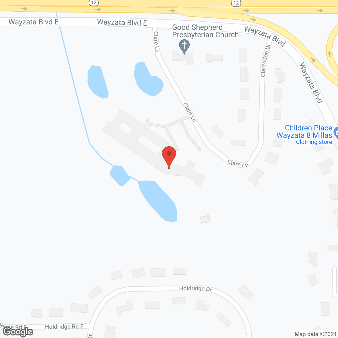Hillcrest of Wayzata Rehabilitation and Healthcare Center in google map