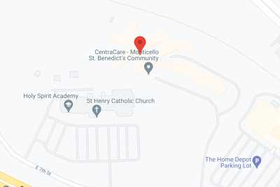 St. Benedict's Community - Monticello in google map
