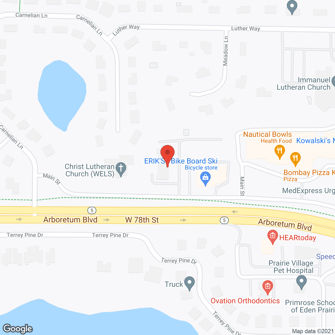 Edendale Retirement Community in google map