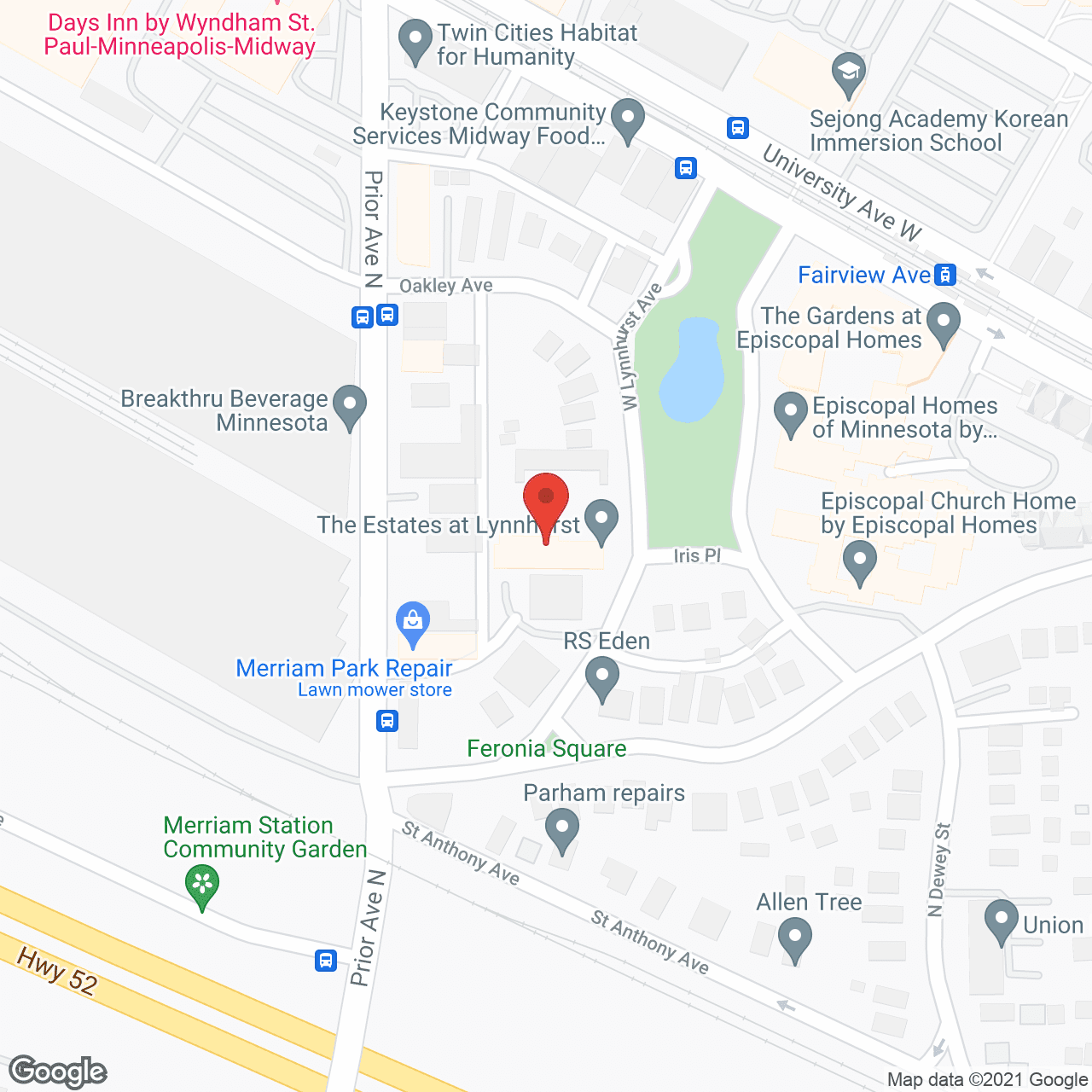 The Estates at Lynnhurst in google map