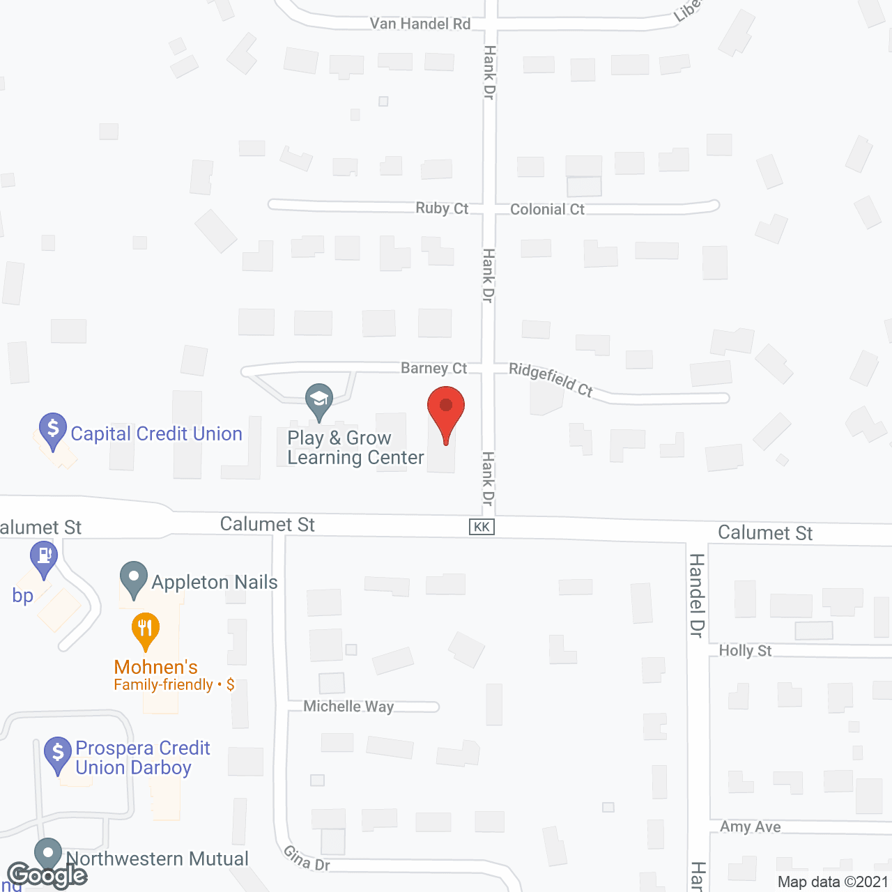 Century Oaks - Darboy in google map