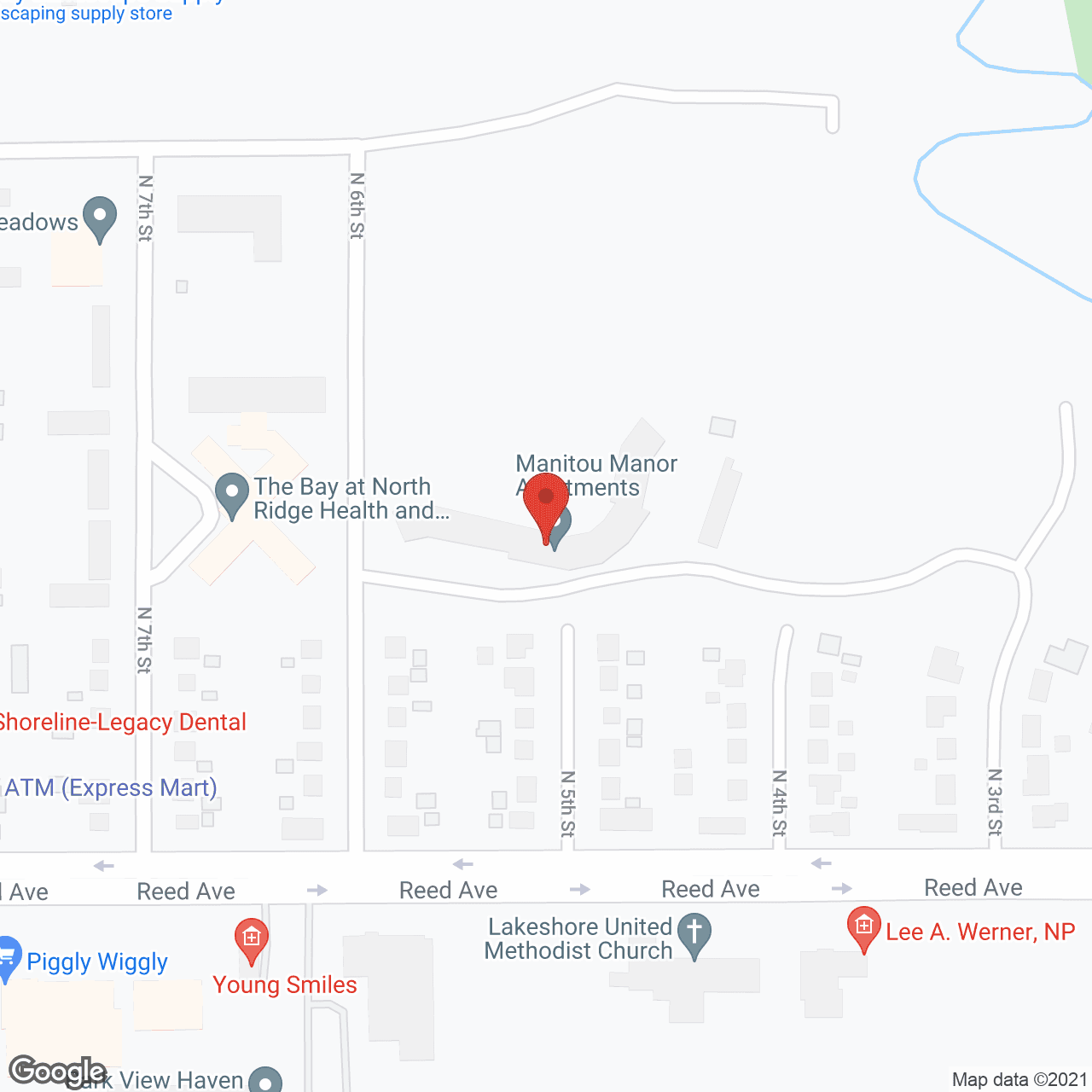Manitou Manor Apartments in google map