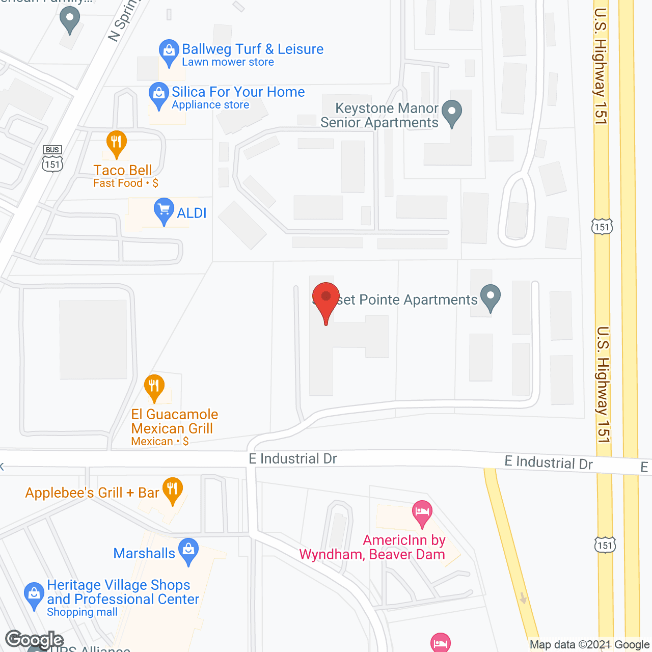 Prairie Ridge Assisted Living in google map