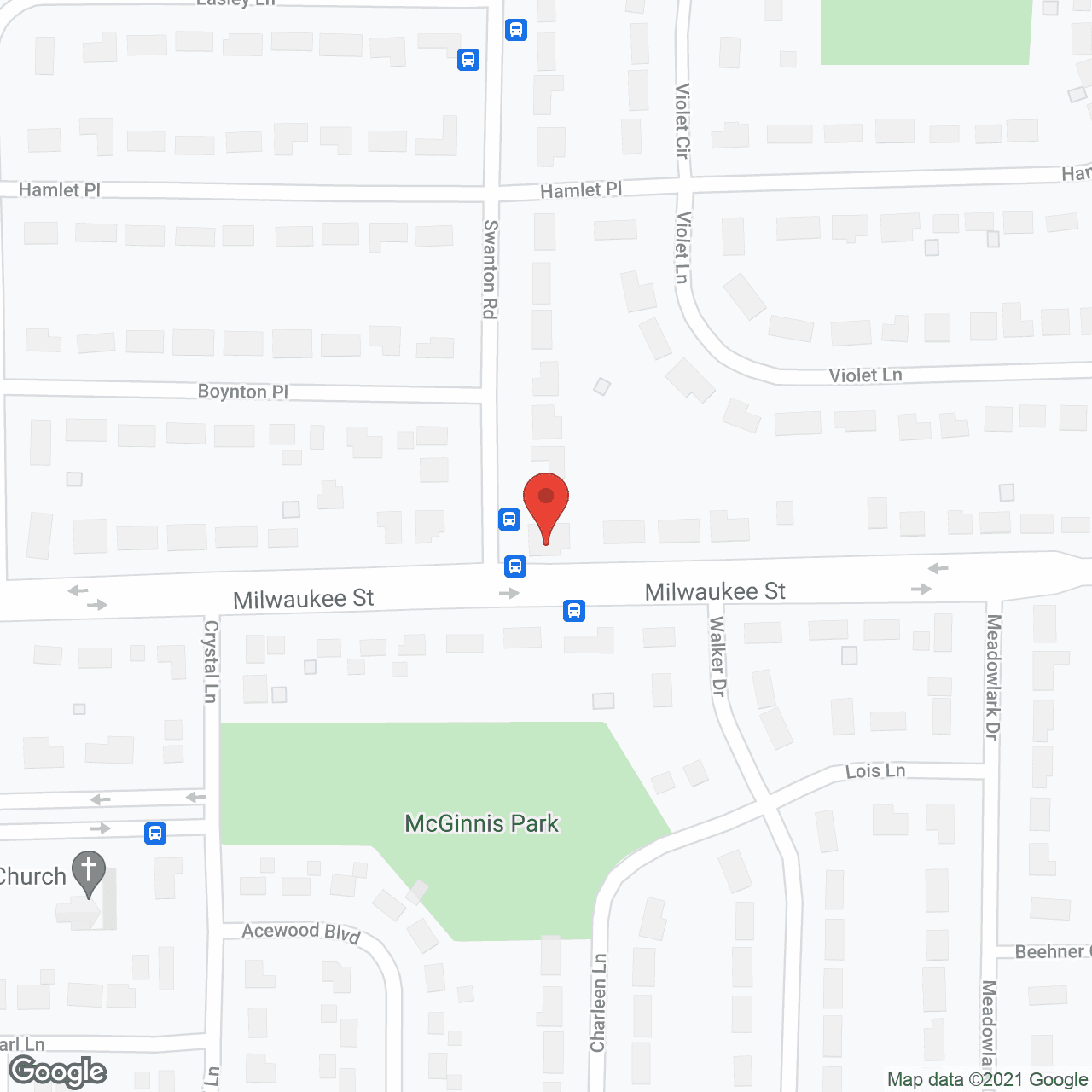 Hannah's House East in google map
