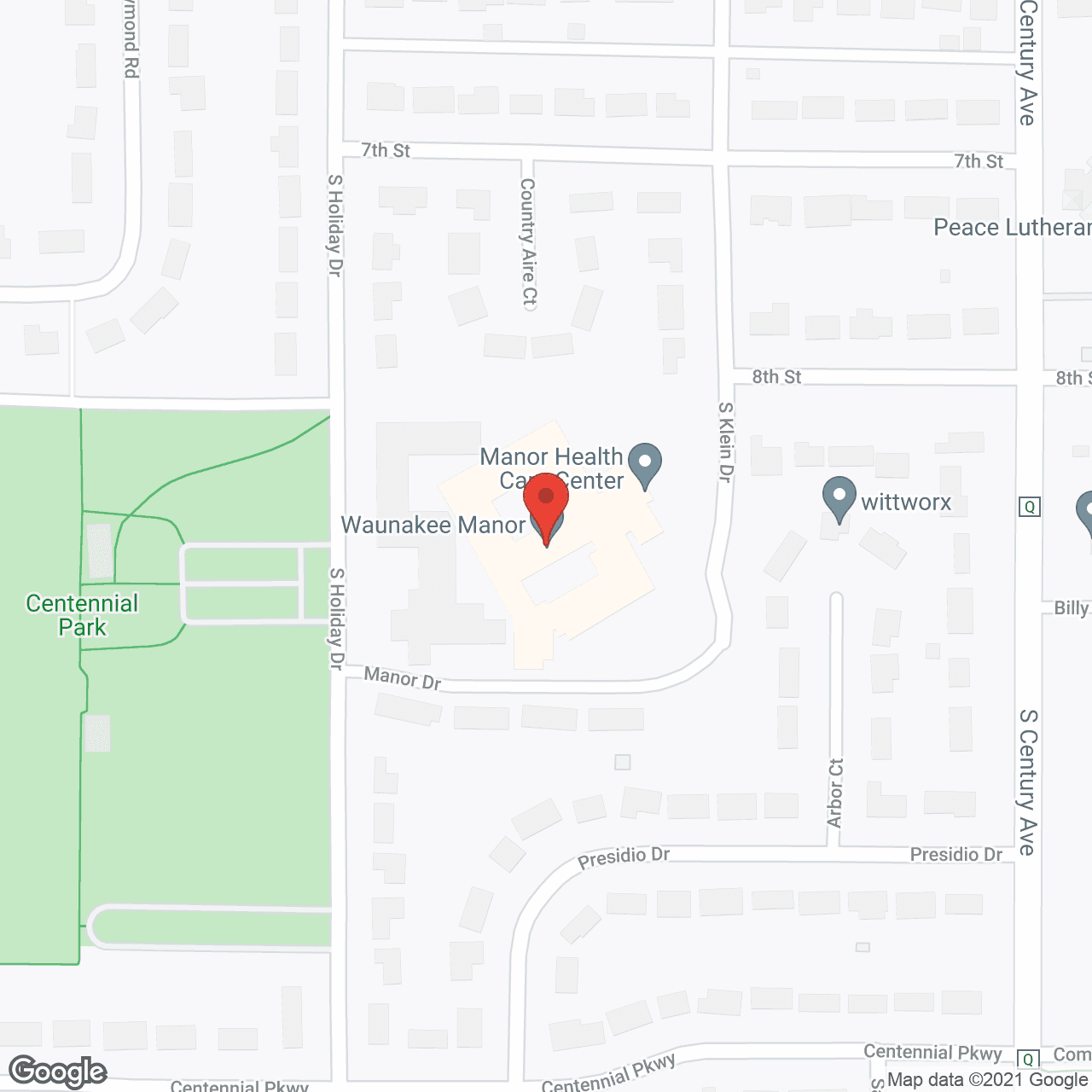 Waunakee Valley Senior Living in google map