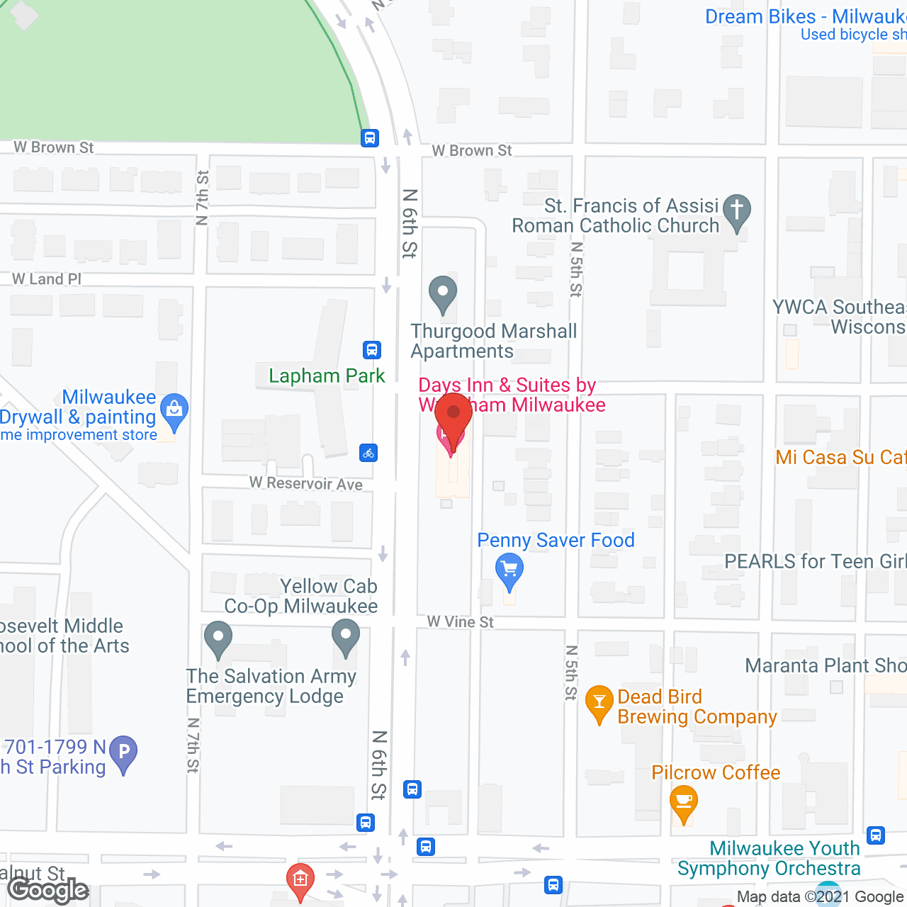 Jackson Center Nursing Home in google map